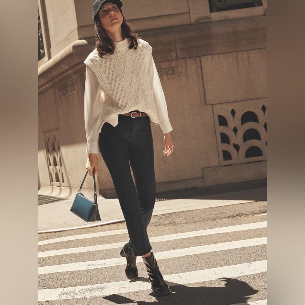 Frame Le High Rise Straight Ankle Jeans